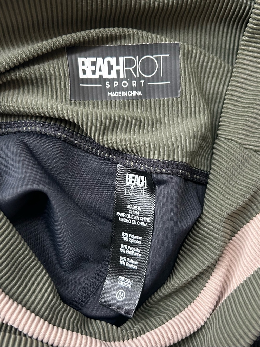 Beach Riot - Melinda Colorblock Ribbed Leggings - Picture 6 of 6
